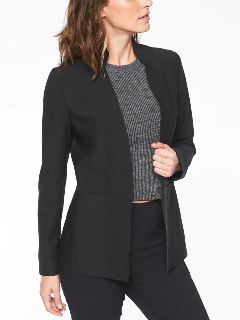 Athleta Cosmic Blazer Black Size 10